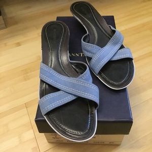 Ann Taylor Jada Placid Blue Suede Org.$168.00